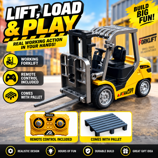 BuildRover™ Mini RC Construction Vehicles 🚜🏗️