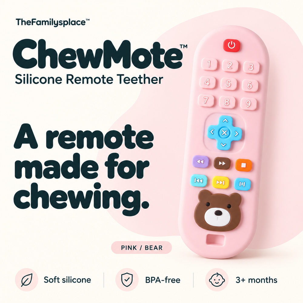 📺 ChewMote™ Silicone Remote Teether