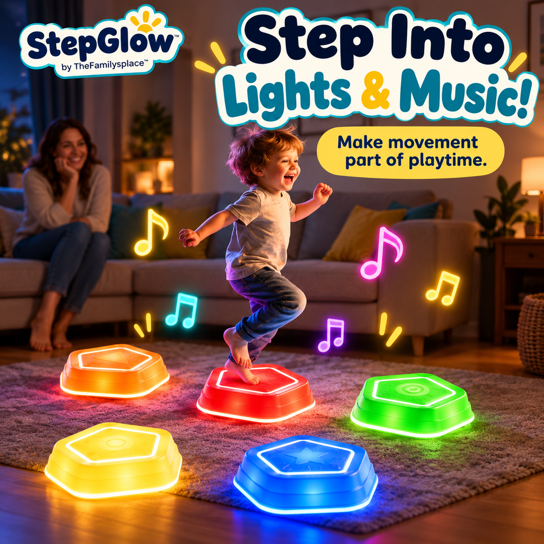StepGlow™ Light & Music Balance Stones — 5-Piece Set