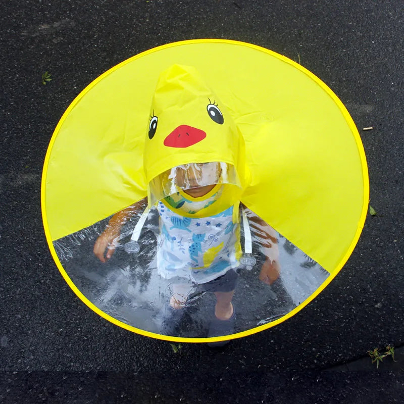 Children's Raincoat - Duck UFO Kids Rain Cover