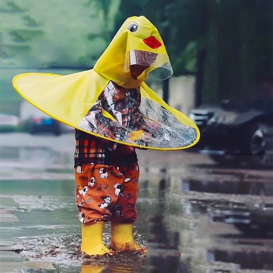 Children's Raincoat - Duck UFO Kids Rain Cover