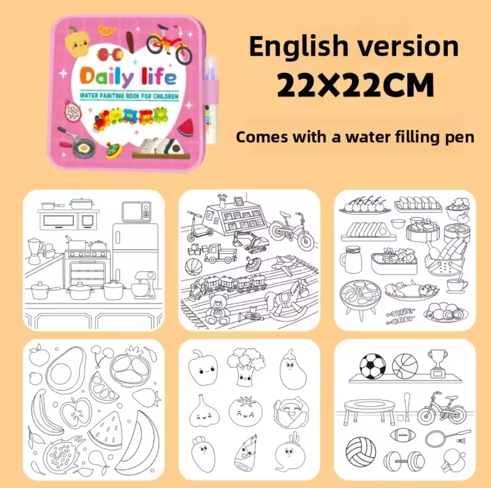 Reusable Kids Magic Water Book - Familysplace™