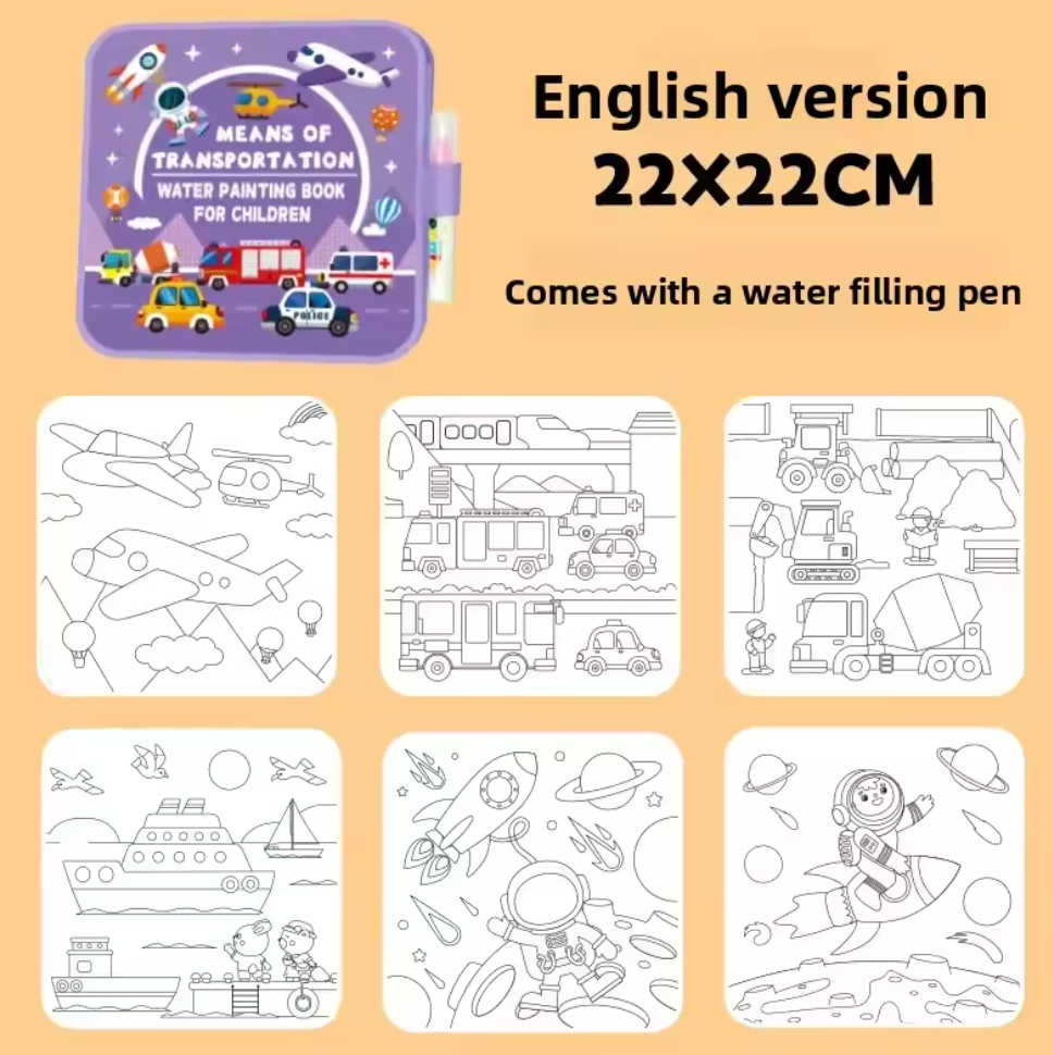 Reusable Kids Magic Water Book - Familysplace™