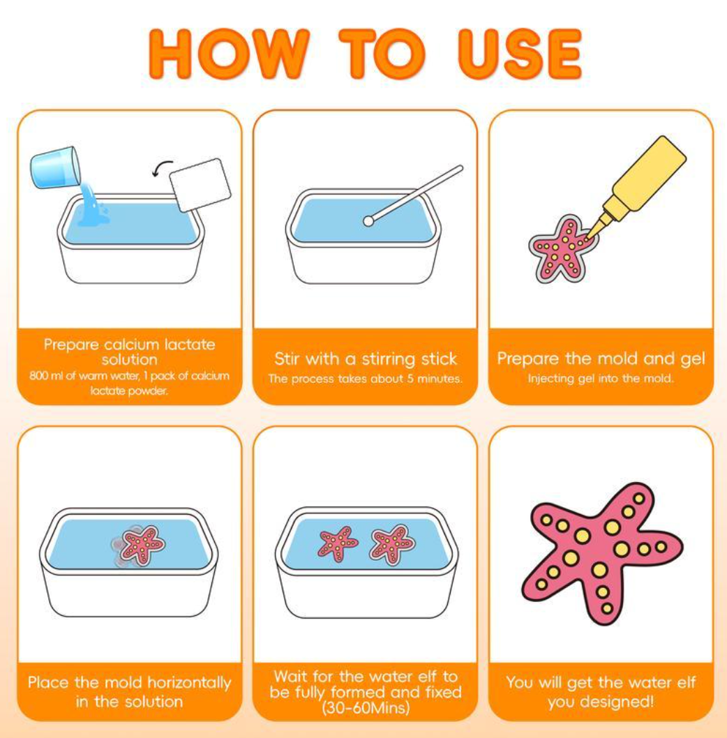 Magic Water Elf Mold™ DIY Aqua Fairy Gel Toy Set