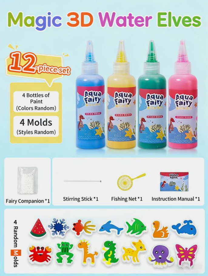 Magic Water Elf Mold™ DIY Aqua Fairy Gel Toy Set