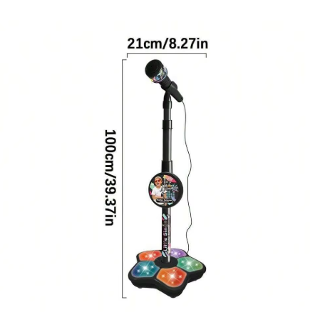 Kids Karaoke Machine With Microphone Stand