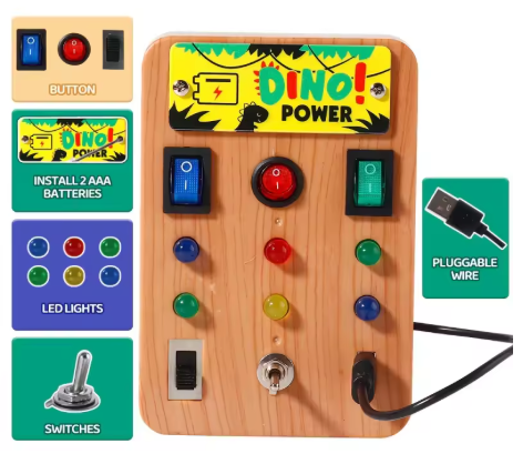 BrightMind LED Busy Board- TheFamilysplace™