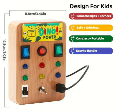 BrightMind LED Busy Board- TheFamilysplace™