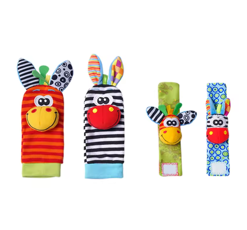 RattlePals Hand & Foot Rattle Set