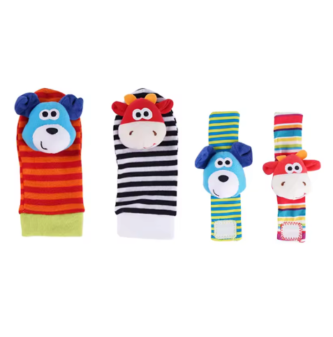 RattlePals Hand & Foot Rattle Set