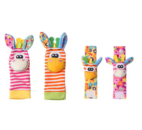 RattlePals Hand & Foot Rattle Set
