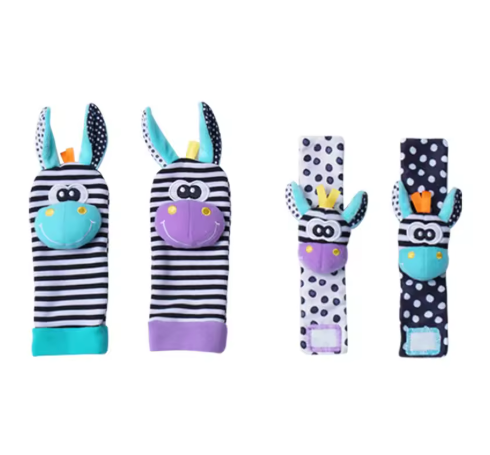 RattlePals Hand & Foot Rattle Set