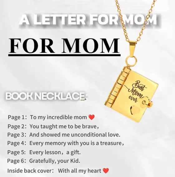 Book Necklace - The Family's Place