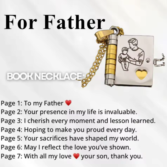 Book Necklace - The Family's Place