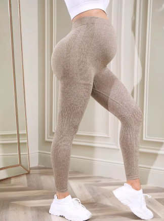 ComfortFit™ High-Waist Maternity Wide-Leg Pants