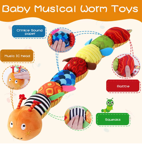 SmartTouch Plush Caterpillar - TheFamilysplace™