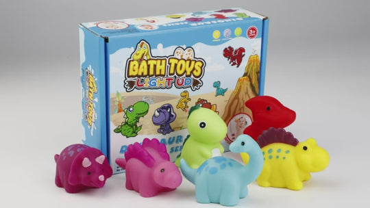 DinoGlow™ Light-Up Bath Toy Set