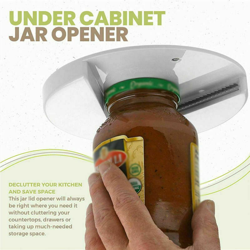 Under-Table Can Opener and Jar Opener