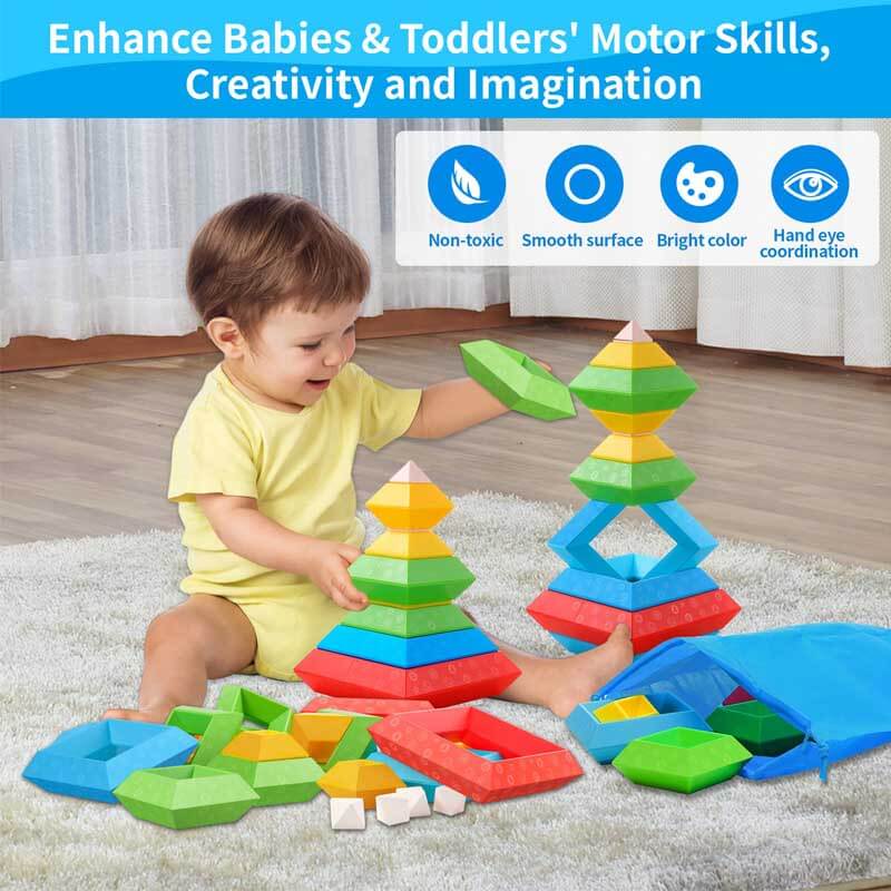 Pyramids Stacking Blocks – TheFamilysPlace